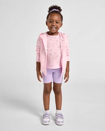 Lot de 6 shorts de cyclisme pour petites filles