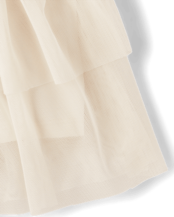 Jupe-short à volants en maille à séchage rapide pour petites filles