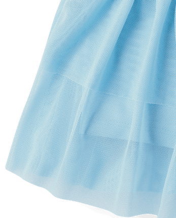 Toddler Girls Quick Dry Mesh Tiered Skort