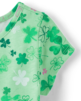 Toddler Girls St. Patrick's Day V-Waist Dress