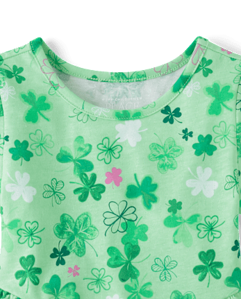 Toddler Girls St. Patrick's Day V-Waist Dress