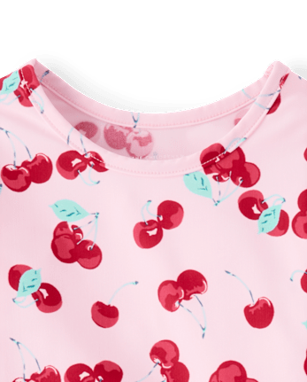 Toddler Girls Cherry 3-Piece Swimsuit