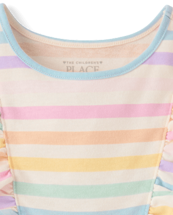 Baby And Toddler Girls Print Flutter Dress