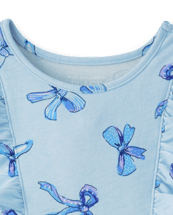 Baby And Toddler Girls Print Flutter Dress
