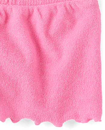 Baby And Toddler Girls Lettuce Terry Beach Shorts