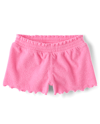 Baby And Toddler Girls Lettuce Terry Beach Shorts