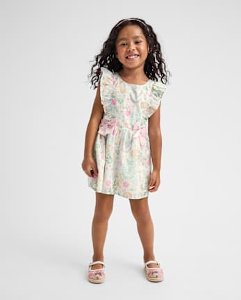 Robe papillon à nœud papillon lapin pour petites filles
