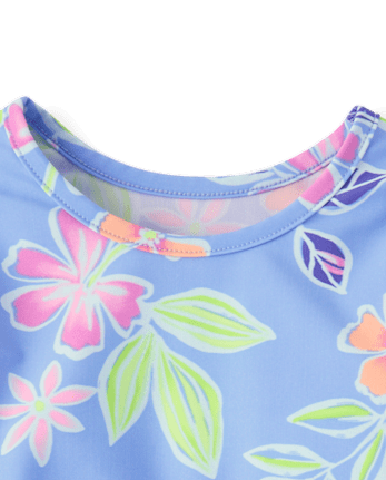Toddler Girls Tropical 3-Piece Swimsuit