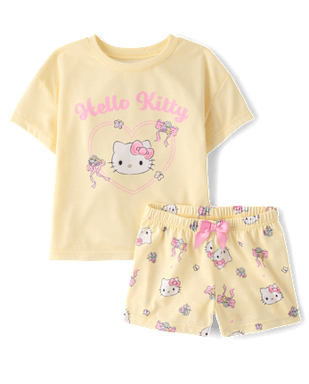 Girls Hello Kitty® Heart Pajamas