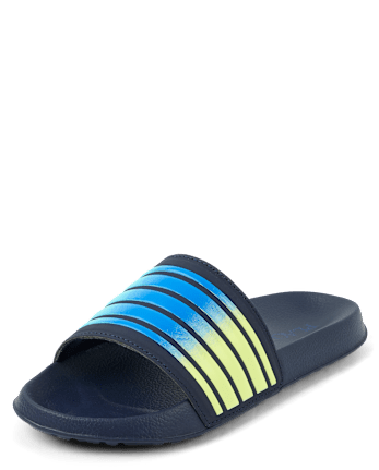 Boys Striped Slides