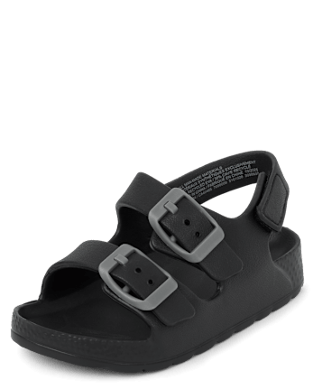 Toddler Boys Buckle Slides