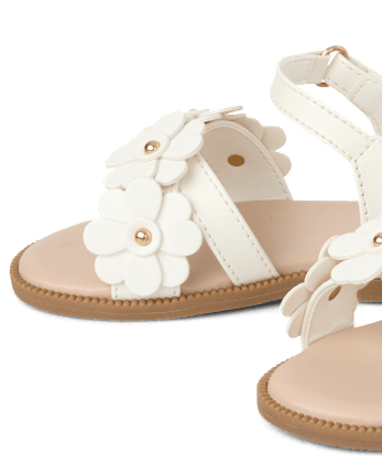 Toddler Girls Floral Sandals