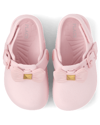 Toddler Girls Bow Clogs
