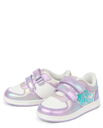 Toddler Girls Iridescent Shakey Low Top Sneakers