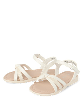Toddler Girls Metallic Sandals