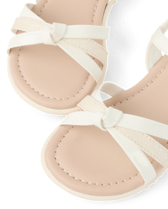 Toddler Girls Metallic Sandals