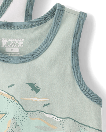 Baby And Toddler Boys Dino Tank Top 3-Pack