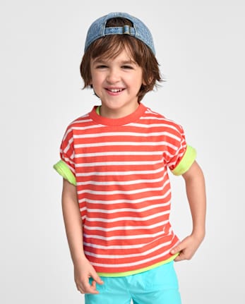 T-shirt rayé pour bébé et tout-petit