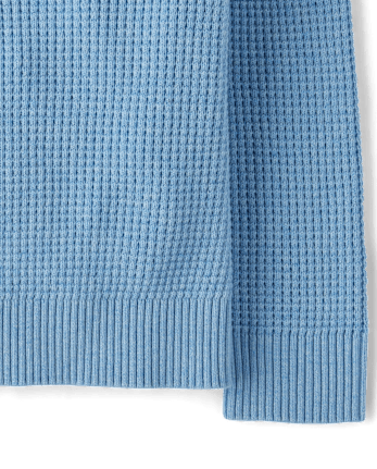 Baby And Toddler Boys Waffle Sweater