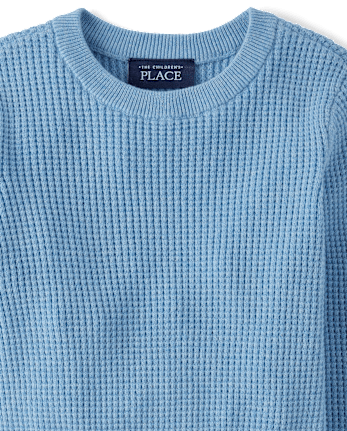 Baby And Toddler Boys Waffle Sweater