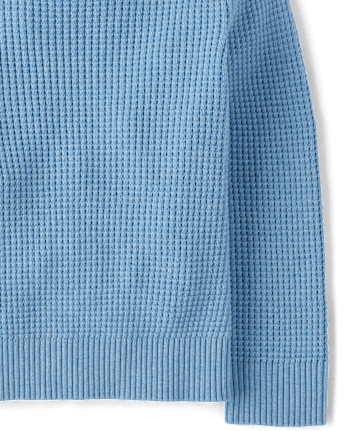 Baby And Toddler Boys Waffle Sweater