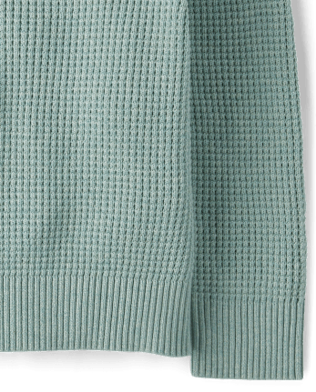 Baby And Toddler Boys Waffle Sweater