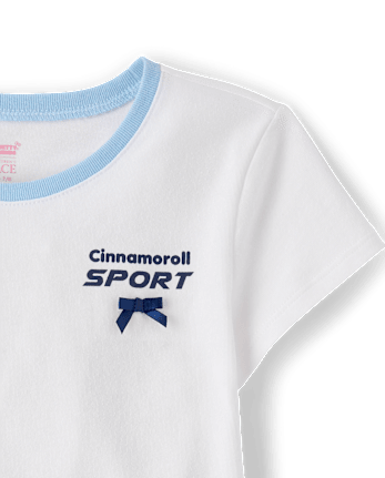 Girls Cinnamoroll™ Sport Bow Ringer Baby Tee