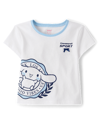 Girls Cinnamoroll™ Sport Bow Ringer Baby Tee