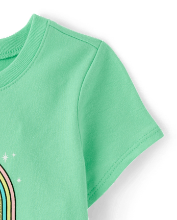 Toddler Girls Hello Kitty® Glitter St. Patrick's Day Graphic Tee