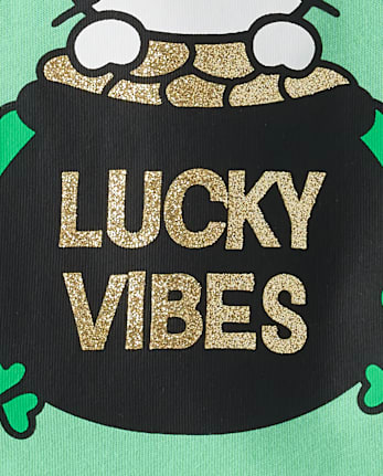 Girls Hello Kitty® Glitter St. Patrick's Day Graphic Tee