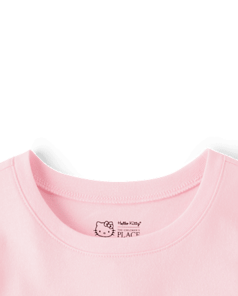 Girls Hello Kitty® Puff Print Easter Graphic Tee