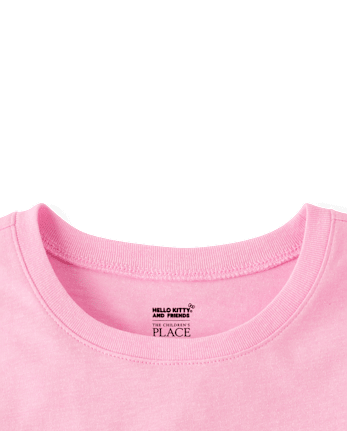 Girls Hello KittyÂ® And Friends Puff Print St. Patrick's Day Graphic Tee