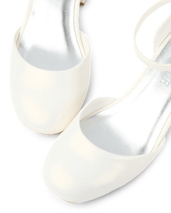 Girls Shimmer Block Heels