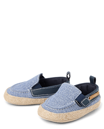Baby Boys Chambray Boat Shoes