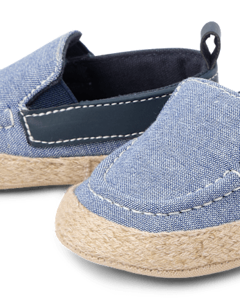 Baby Boys Chambray Boat Shoes