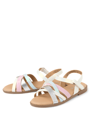 Girls Colorblock Sandals