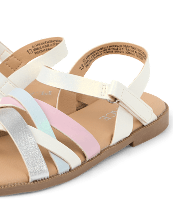Girls Colorblock Sandals