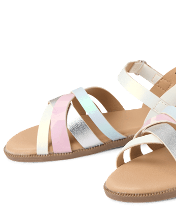 Girls Colorblock Sandals
