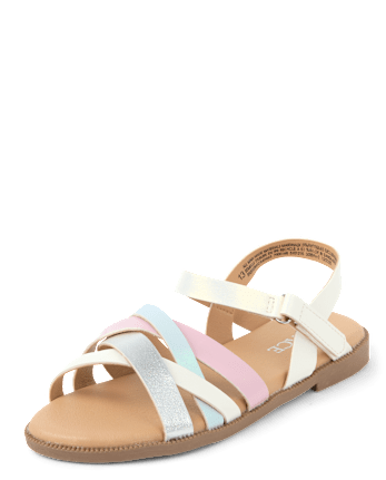 Girls Colorblock Sandals