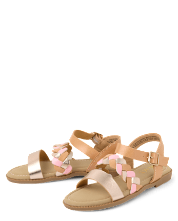 Girls Braided Sandals