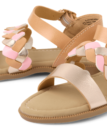 Sandales tressées pour filles
