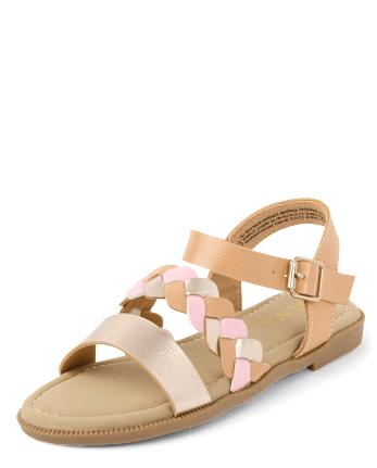 Girls Braided Sandals