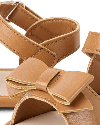 Sandales à nœud pour bébés filles