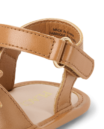 Sandales à nœud pour bébés filles