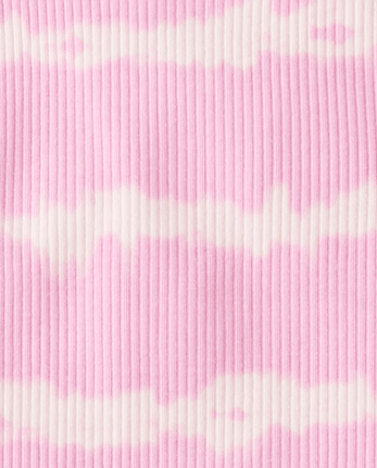 Girls Tie Dye Ribbed Tank Top