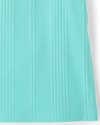 Girls Graphic Ribbed Tank Top