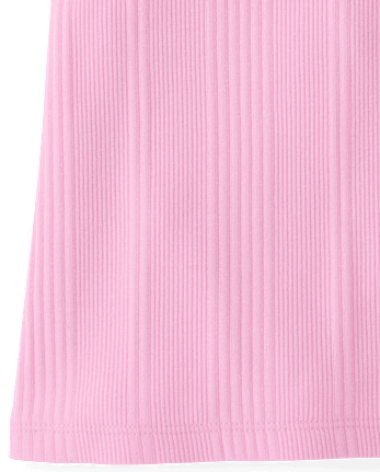 Girls Graphic Ribbed Tank Top