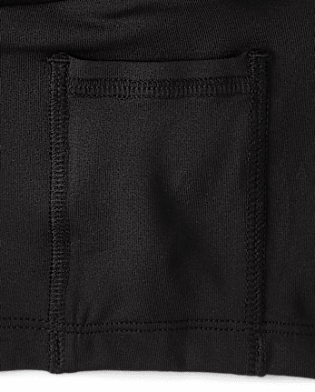 Girls Quick Dry High Rise Textured Ribbed Skort