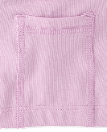 Girls Quick Dry High Rise Textured Ribbed Skort