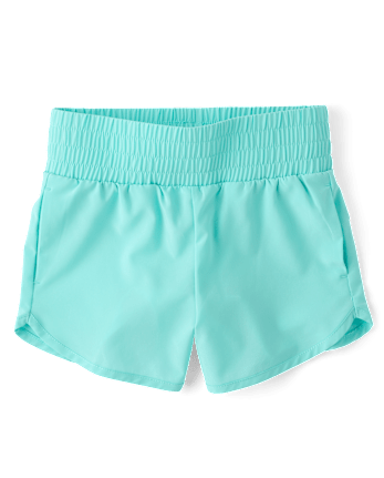 Girls Quick Dry Lined Dolphin Shorts